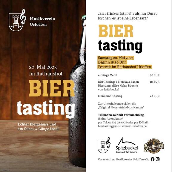 Biertasting am Musikfest