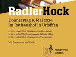 Radlerhock im Rathaushof in Urloffen 