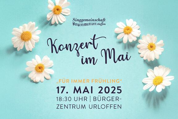 Konzert im Mai der Singgemeinschaft Urloffen