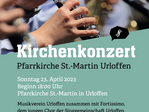 Kirchenkonzert Musikverein und Chor Fortissimo