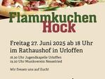 Flammenkuchenhock im Rathaushof