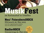 Feierabendhock im Rathaushof in Urloffen 