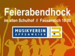 Feierabendhock im alten Schulhof