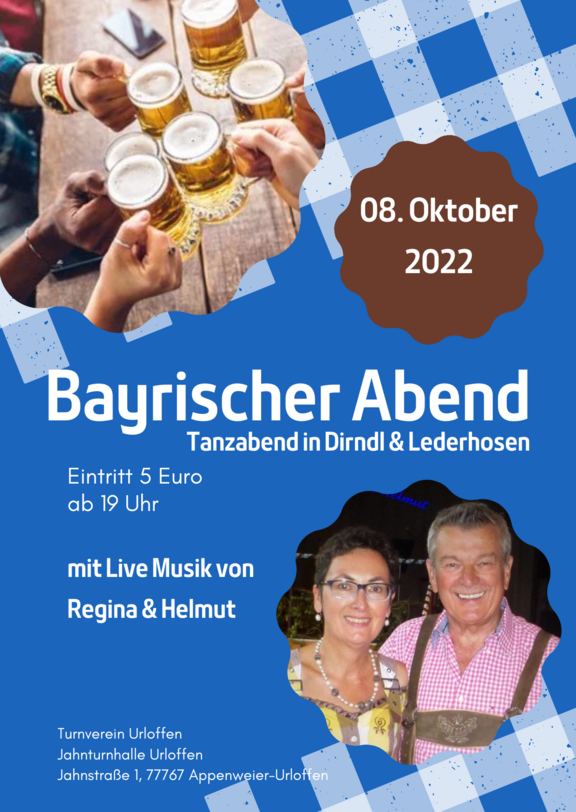 Bayrischer Abend des Turnverein Urloffen