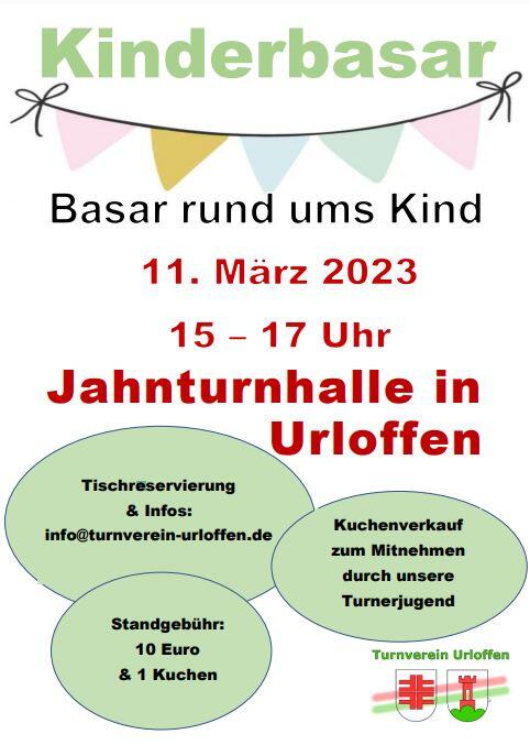 Kinderbasar des Turnverein Urloffens