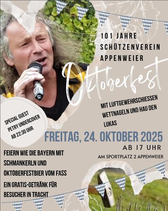 Oktoberfest mit Jedermannschießen des Schützenverein Appenweier 1924 e.V.