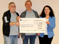 Spendenübergabe des Kameradschafts- und Heimatbundes an die Gemeinde