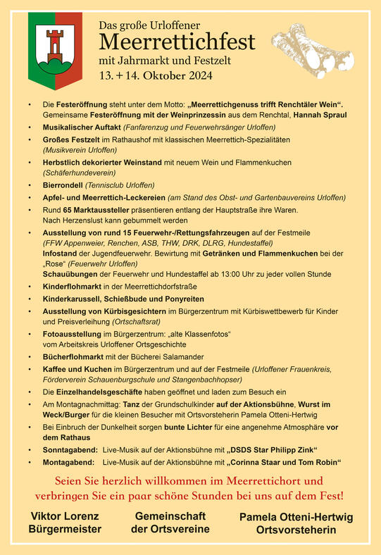 Meerrettichfest 2024