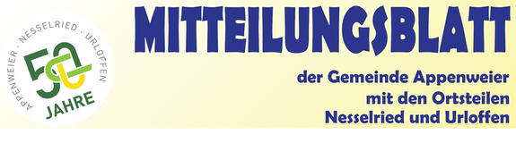 Mitteilungsblatt der Gemeinde Appenweier